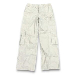 Pacsun White Low Rise Skater Cargo Pants